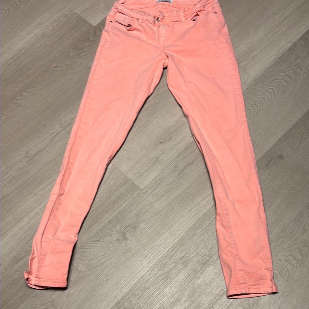 Coral Skinny Jeans